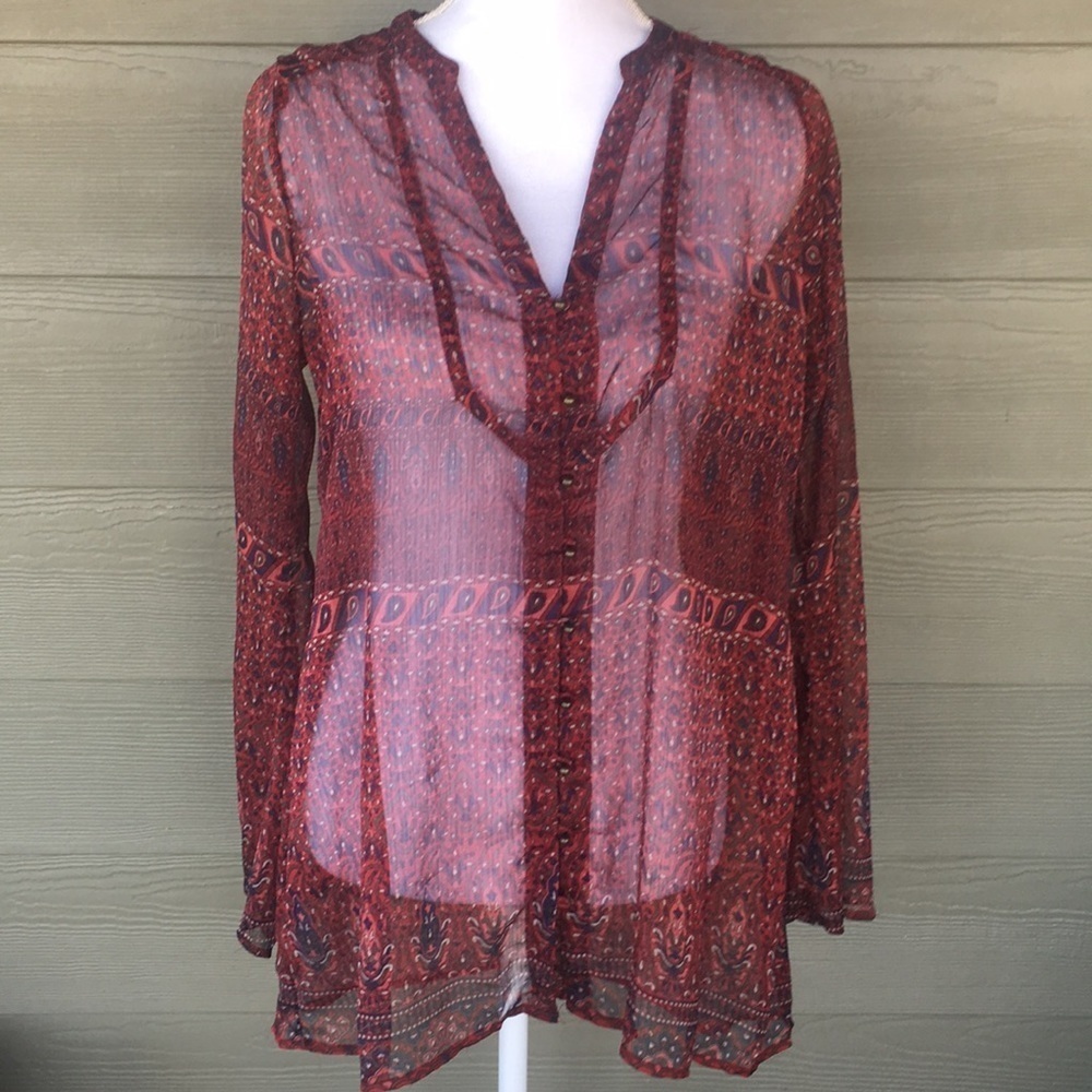 Converse One Star Sheer Blouse